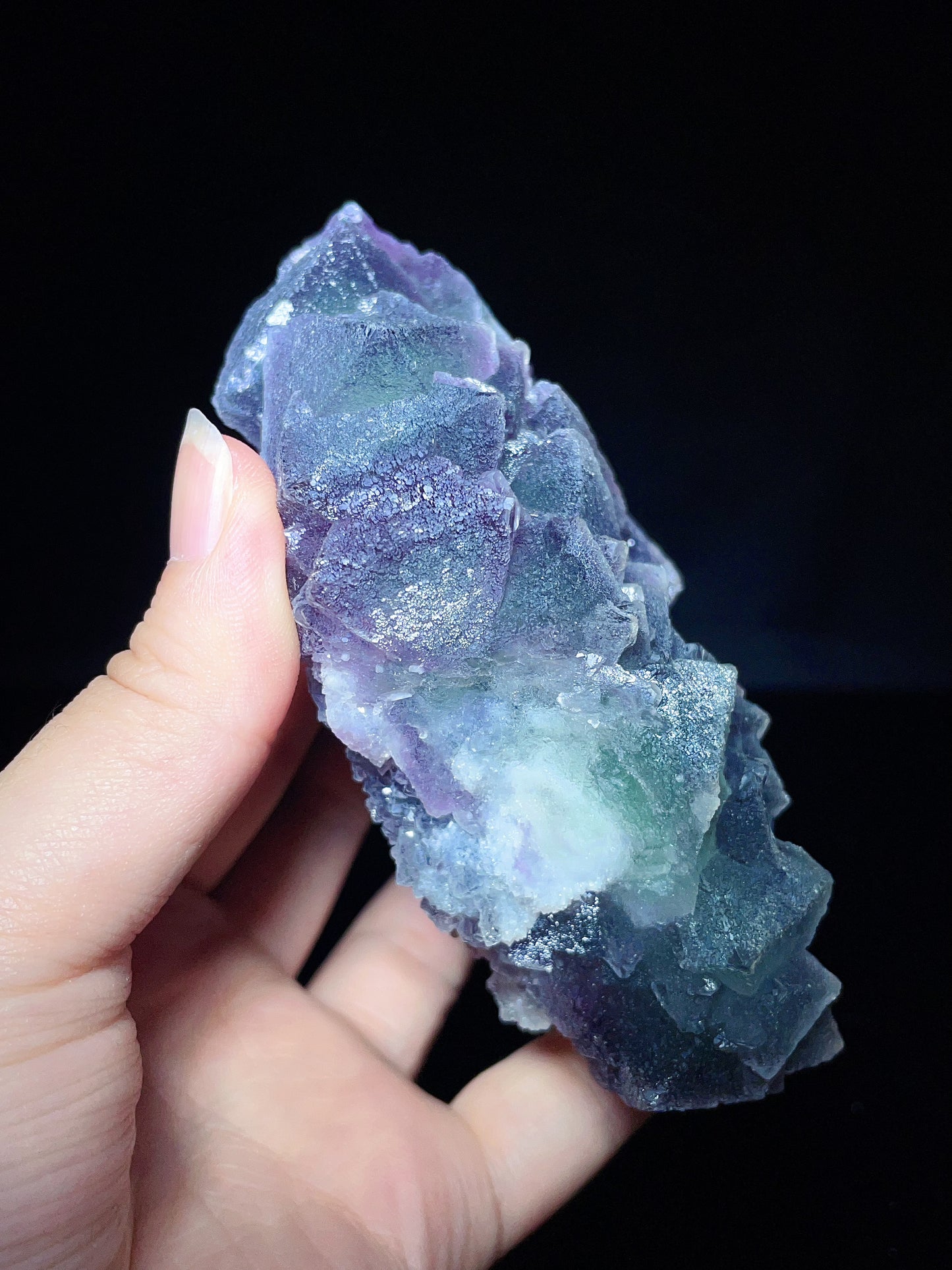 Fujian octahedral fluorite specimen