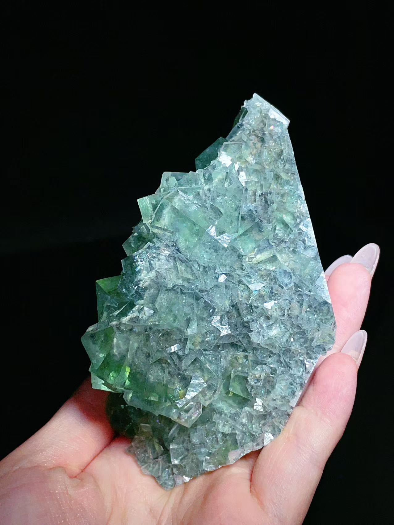 Green Fluorite from Xianghualing, Hunan, China.