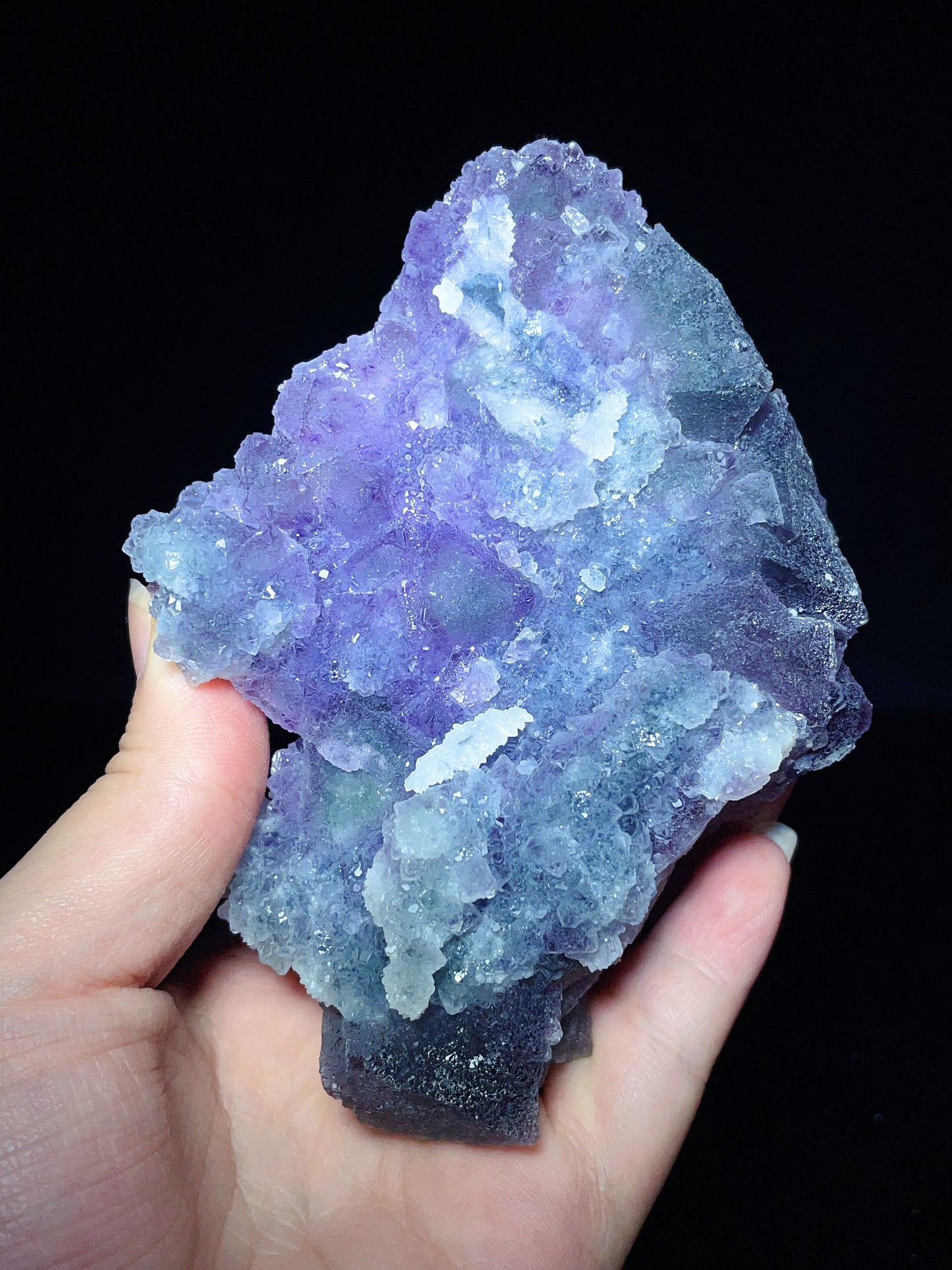 Fujian octahedral fluorite specimen