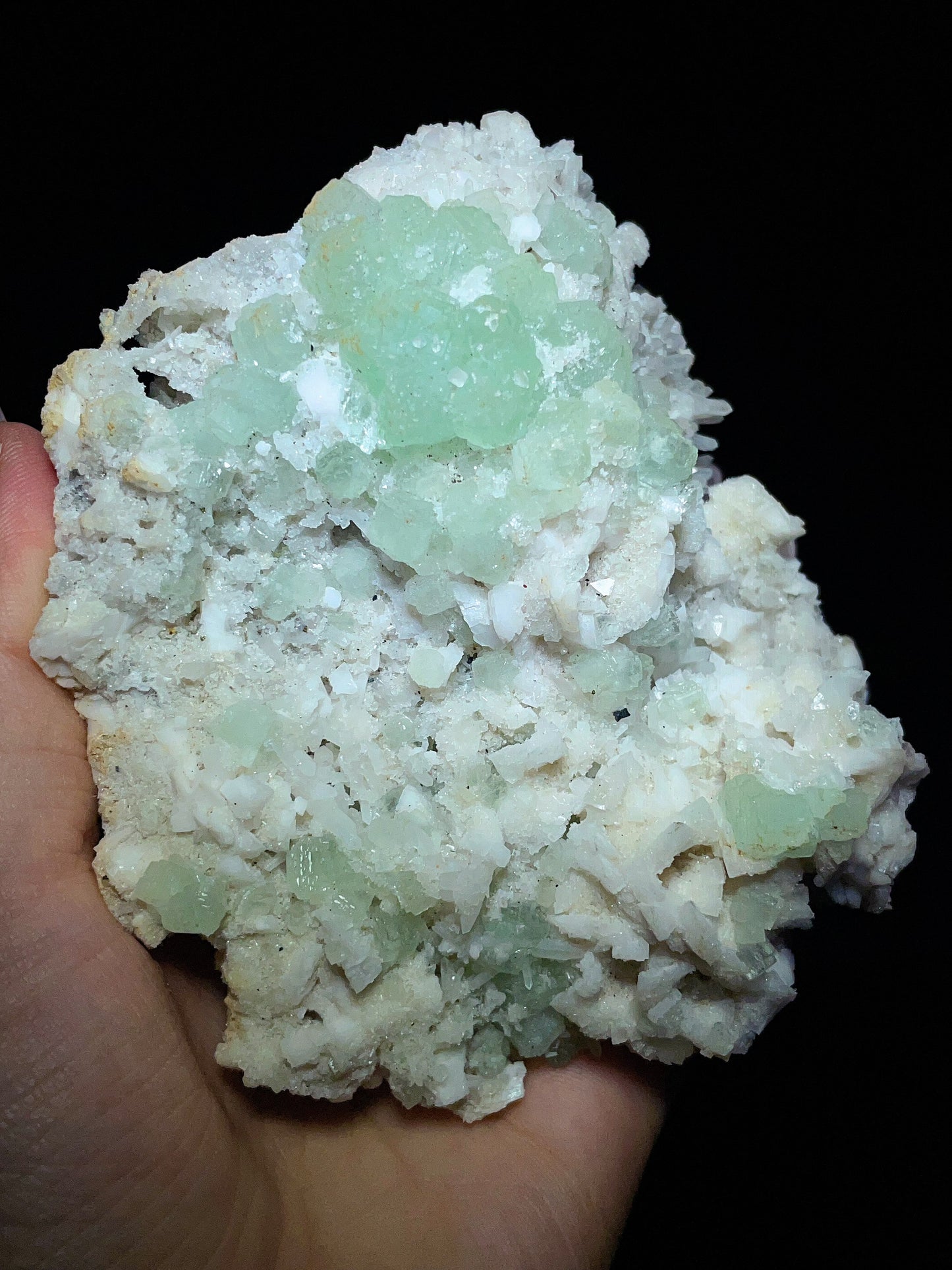 Green Fluorite & Quartz specimen Yaogangxian Mine, Yizhang, Chenzhou, Hunan, China.