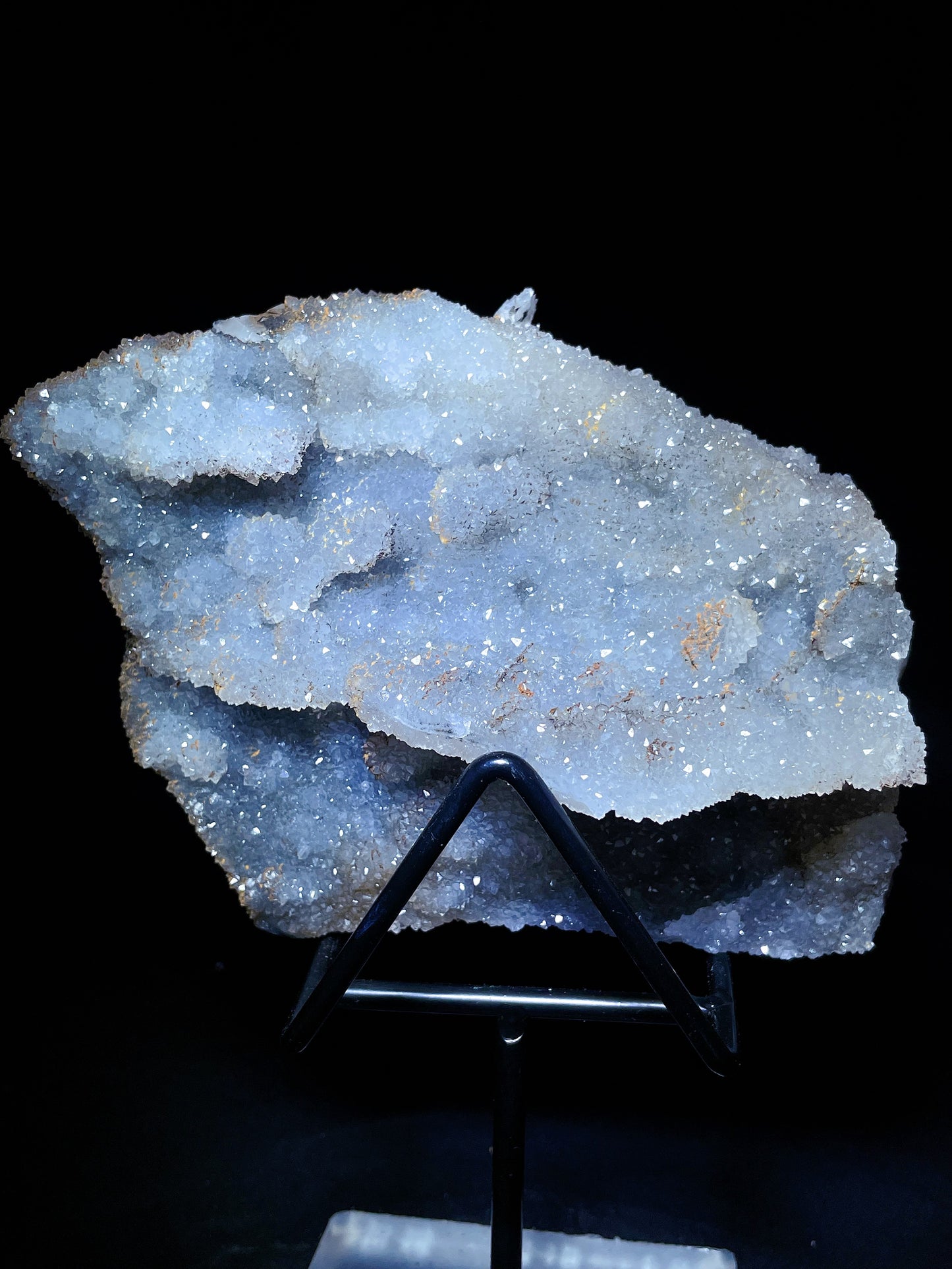 Hunan calcite with quartz specimen
