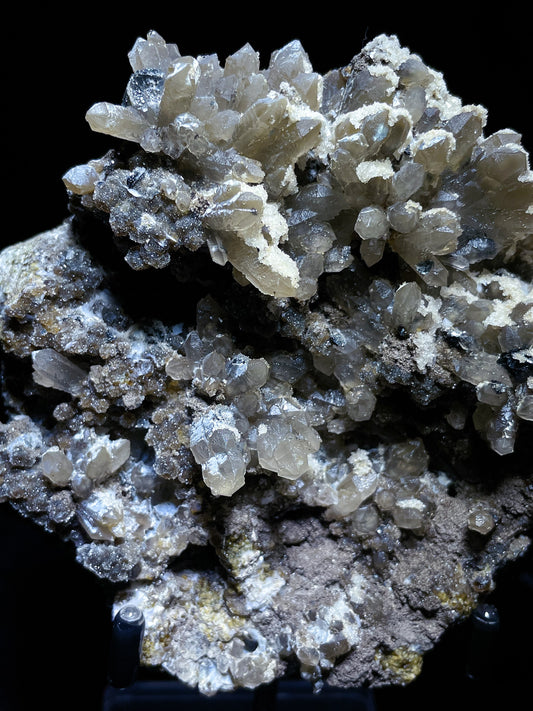 pyrite quartz with calcite origin Inner Mongolia