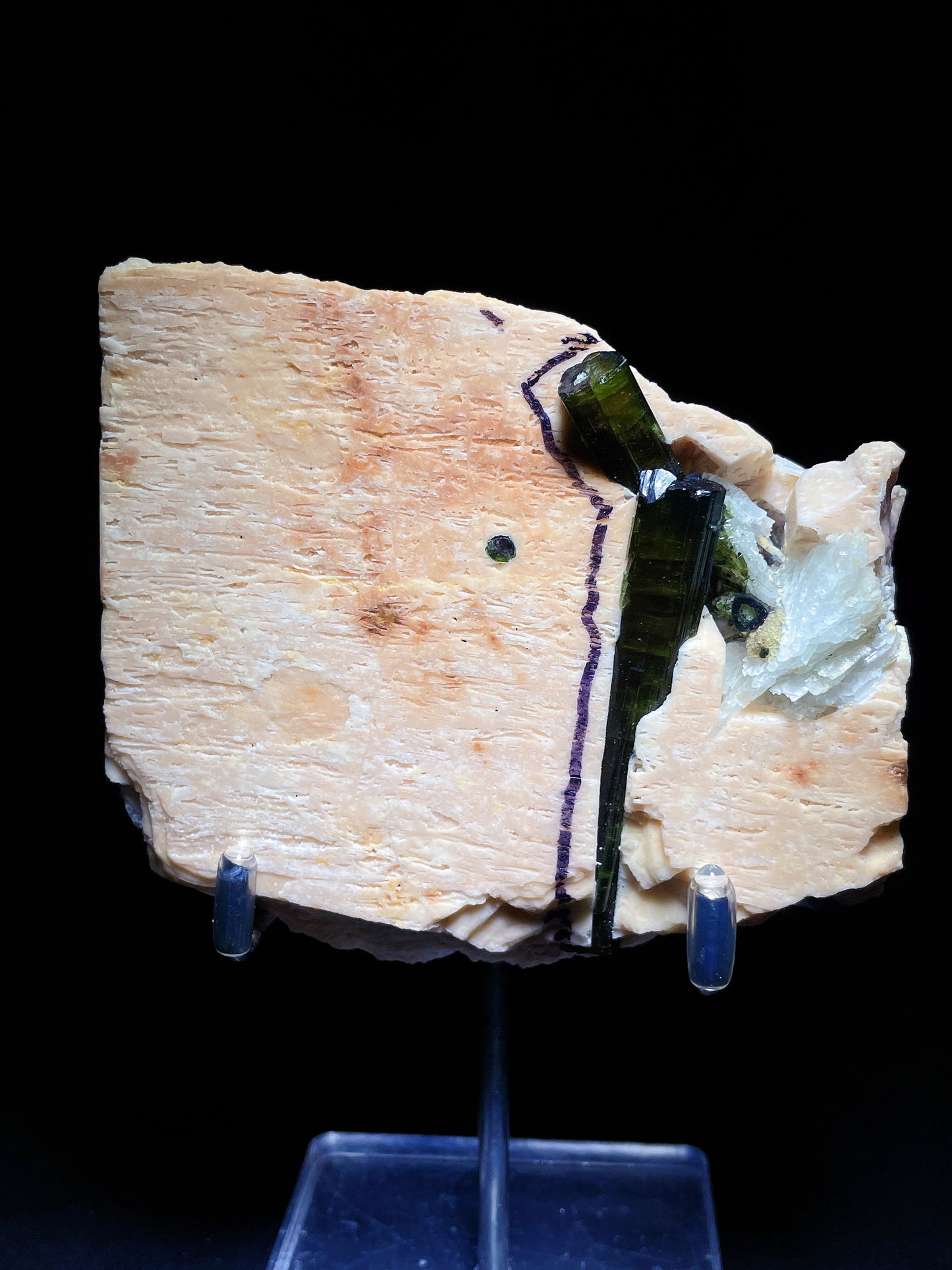 Brazil green tourmaline specimen