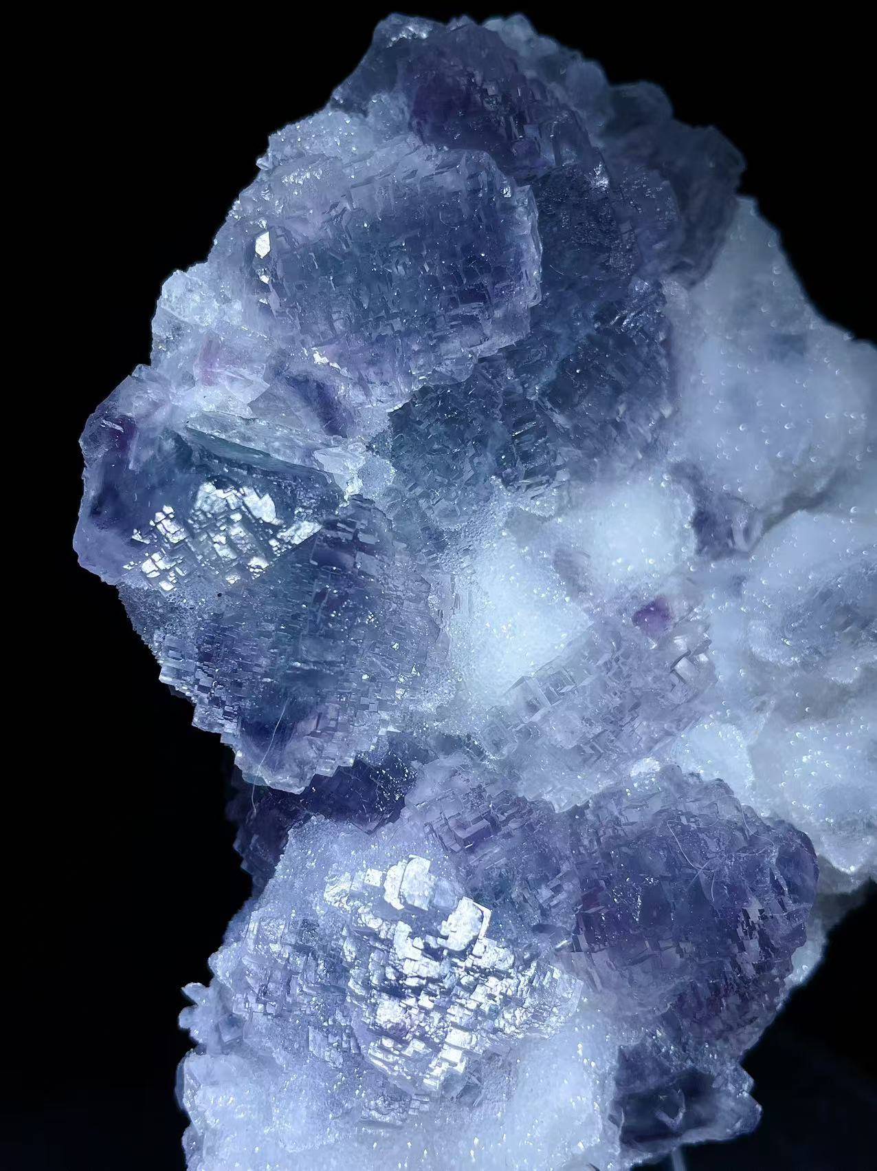 Pyramid fluorite specimen origin Fujian China