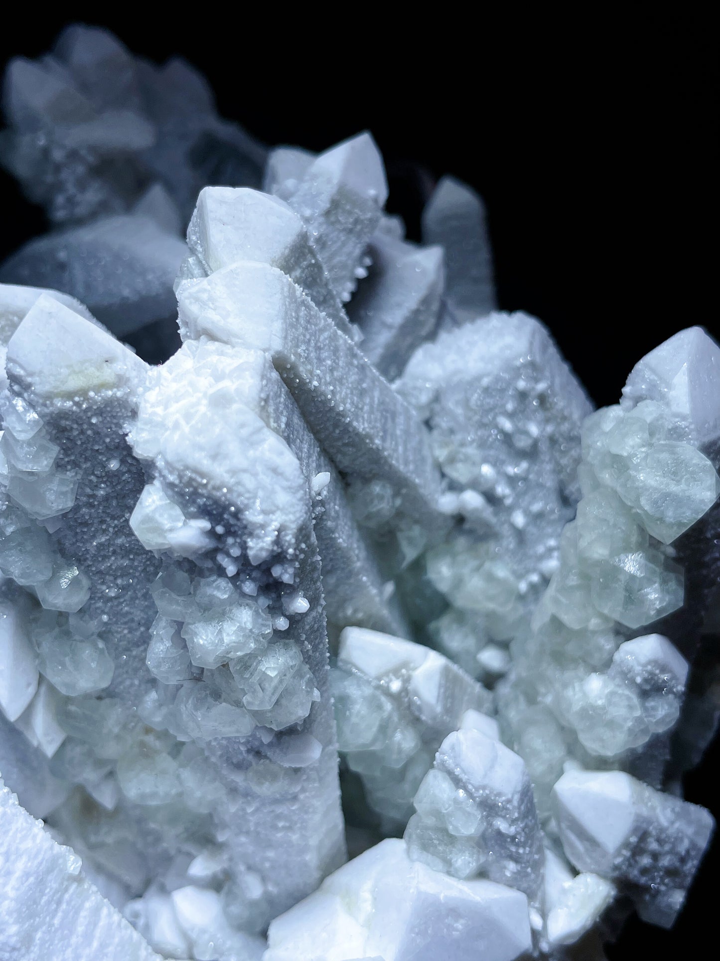 candle quartz with fluorite origin Inner Mongolia