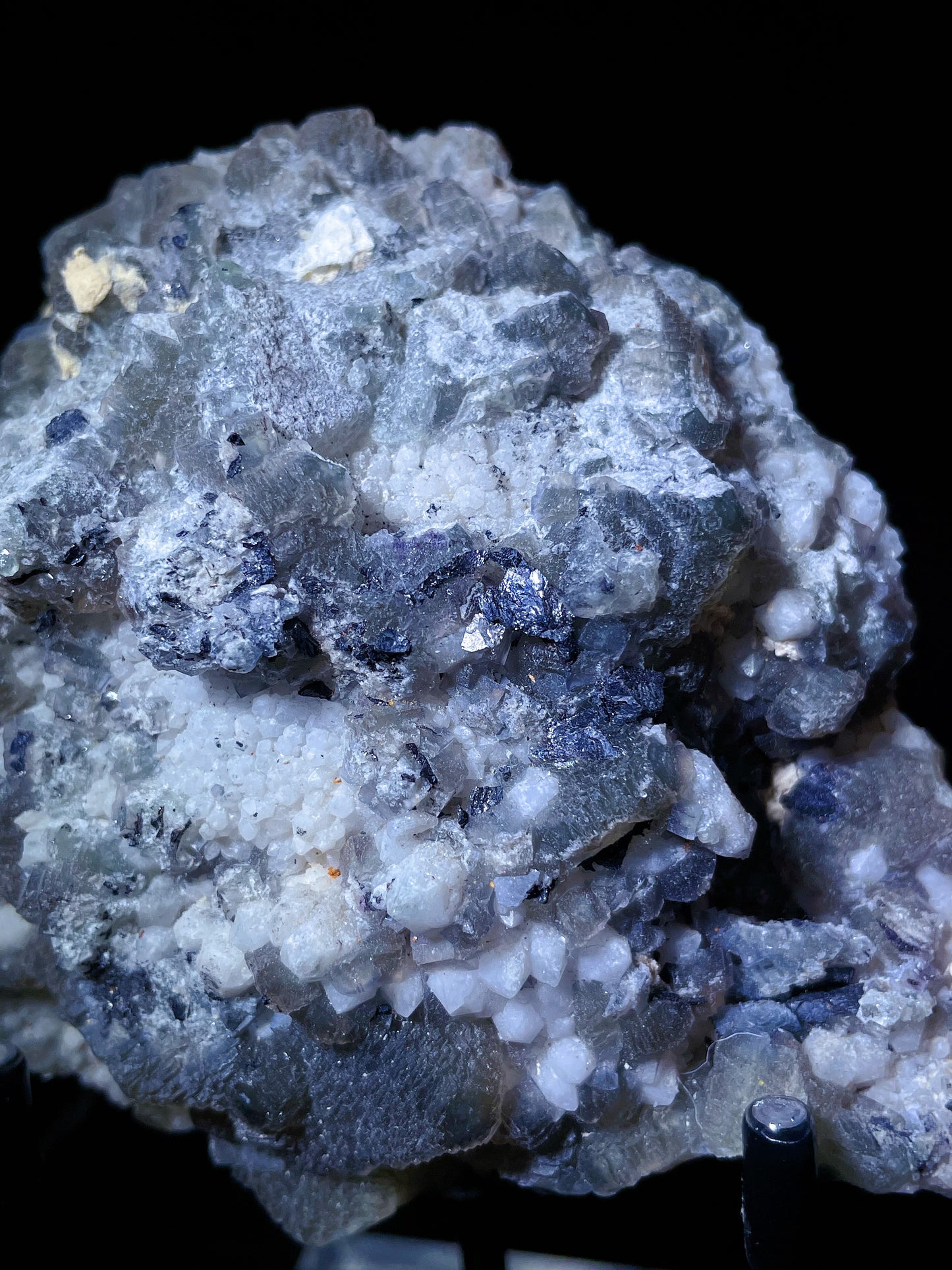Hubei calcite with quartz and cassiterite specimen