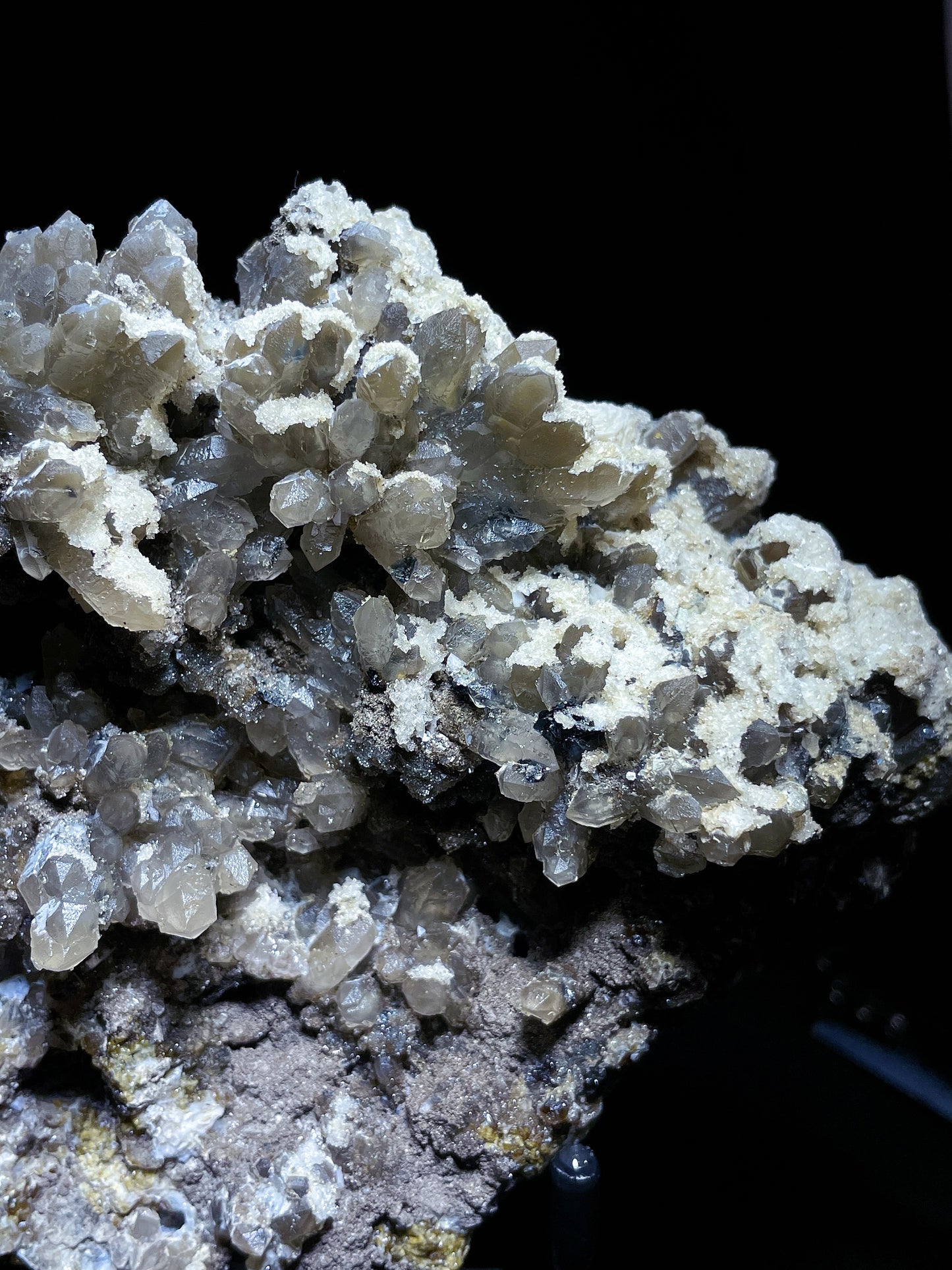 pyrite quartz with calcite origin Inner Mongolia