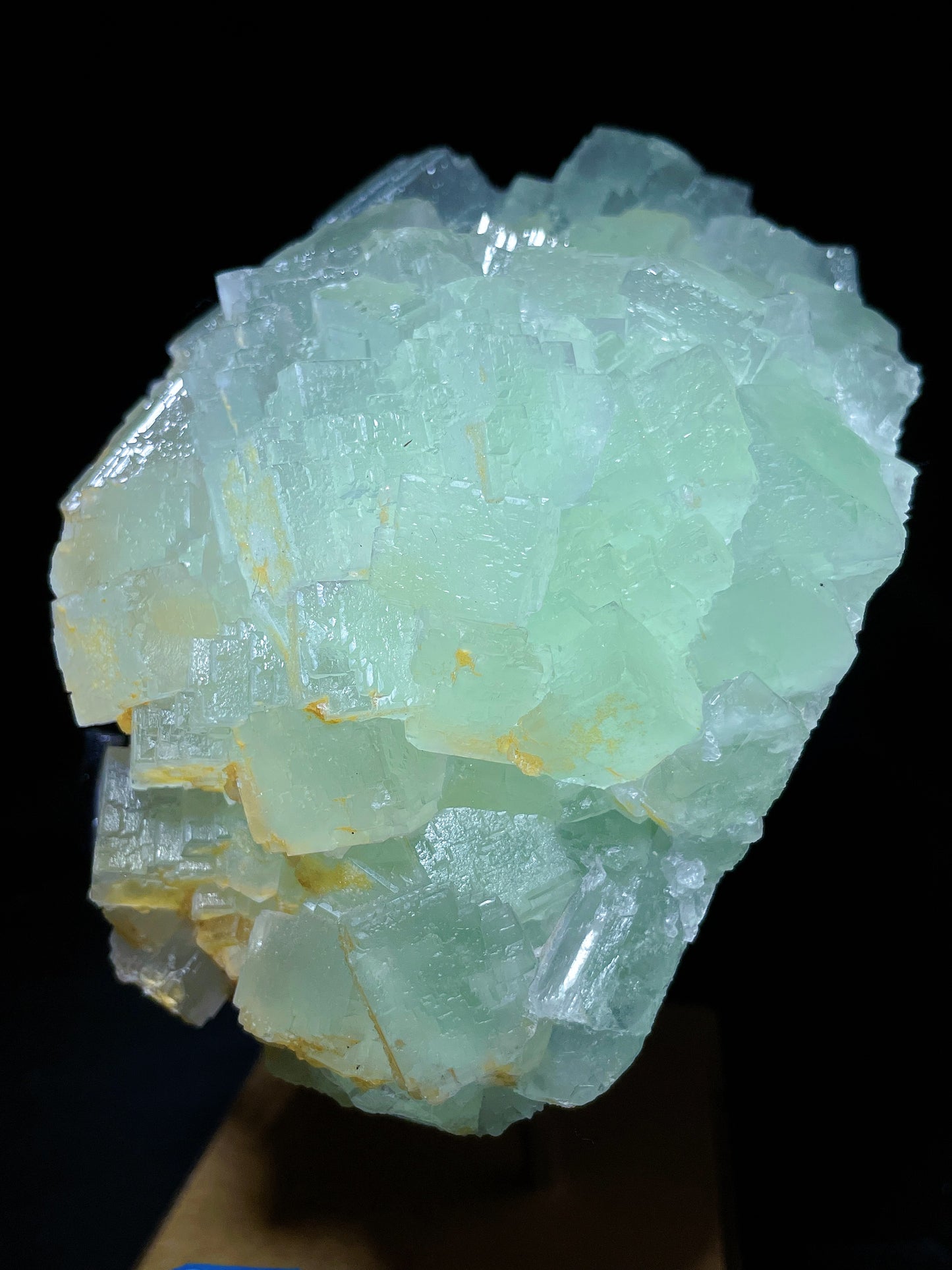 Hunan green fluorite specimen