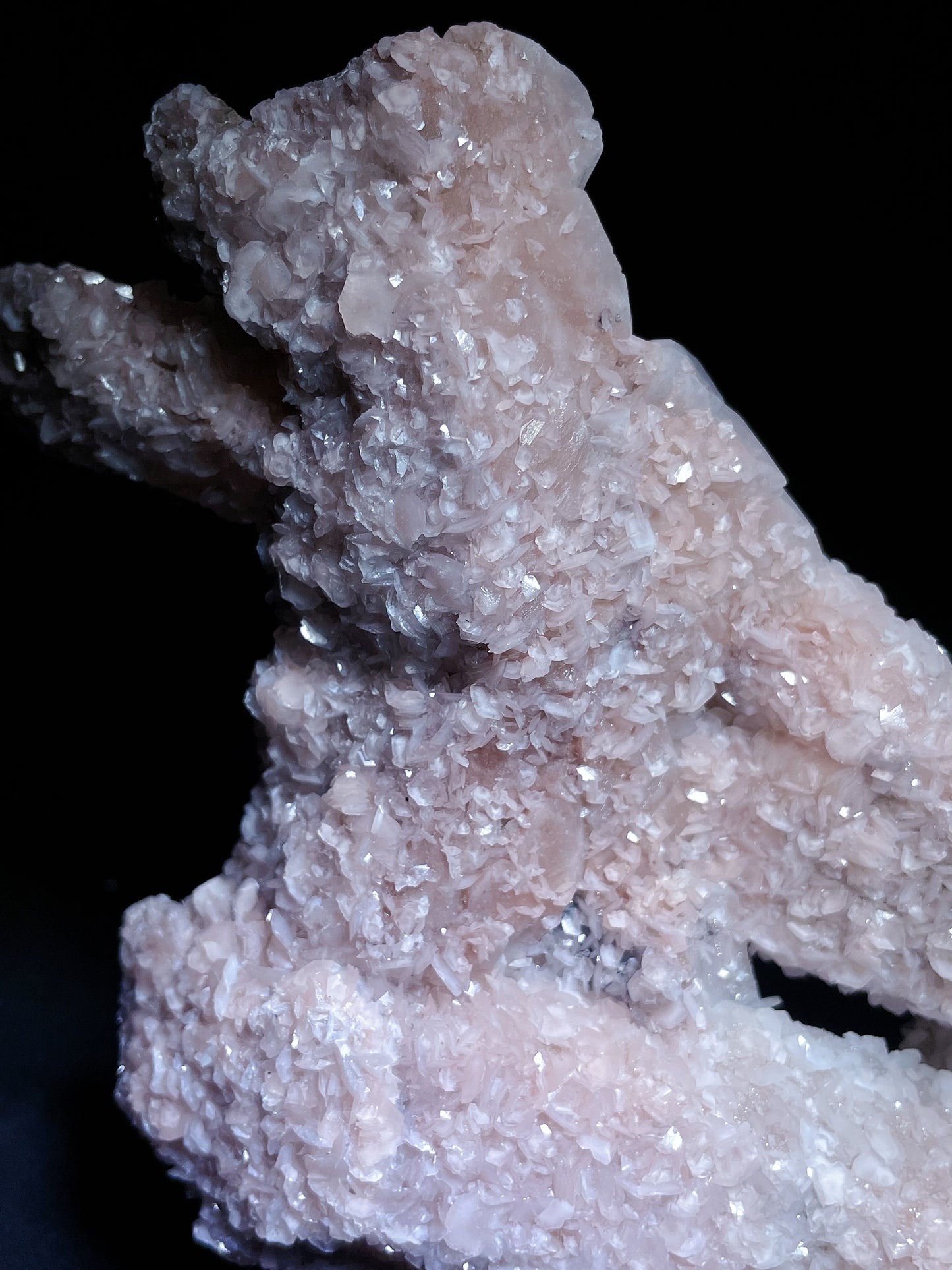 calcite with quartz  origin Inner Mongolia