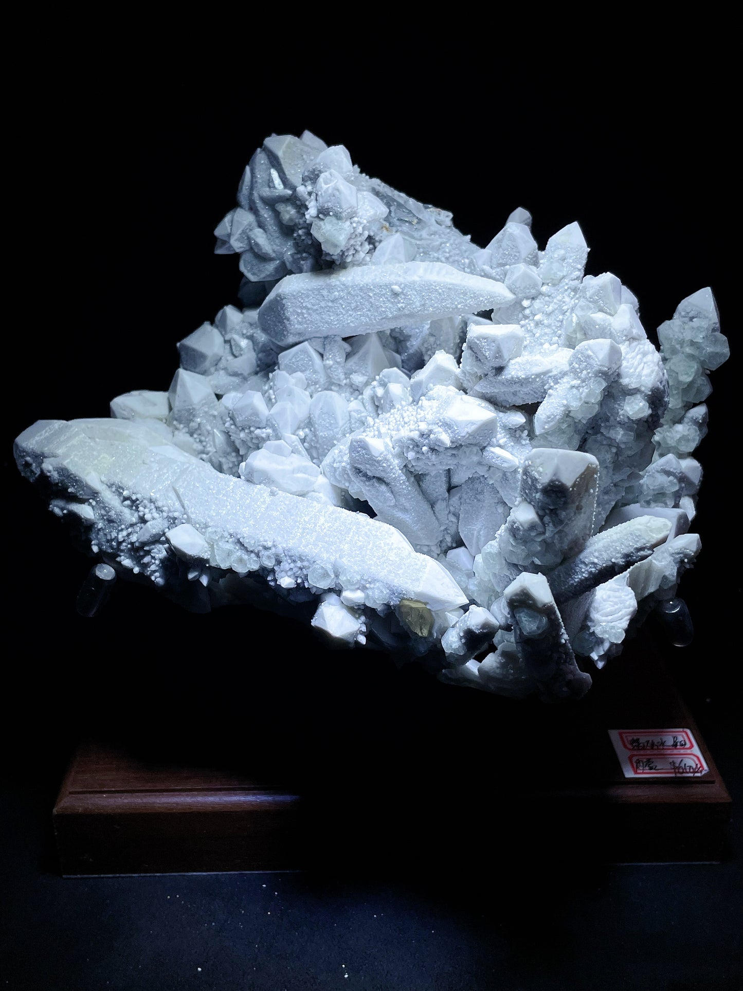 candle quartz with fluorite origin Inner Mongolia