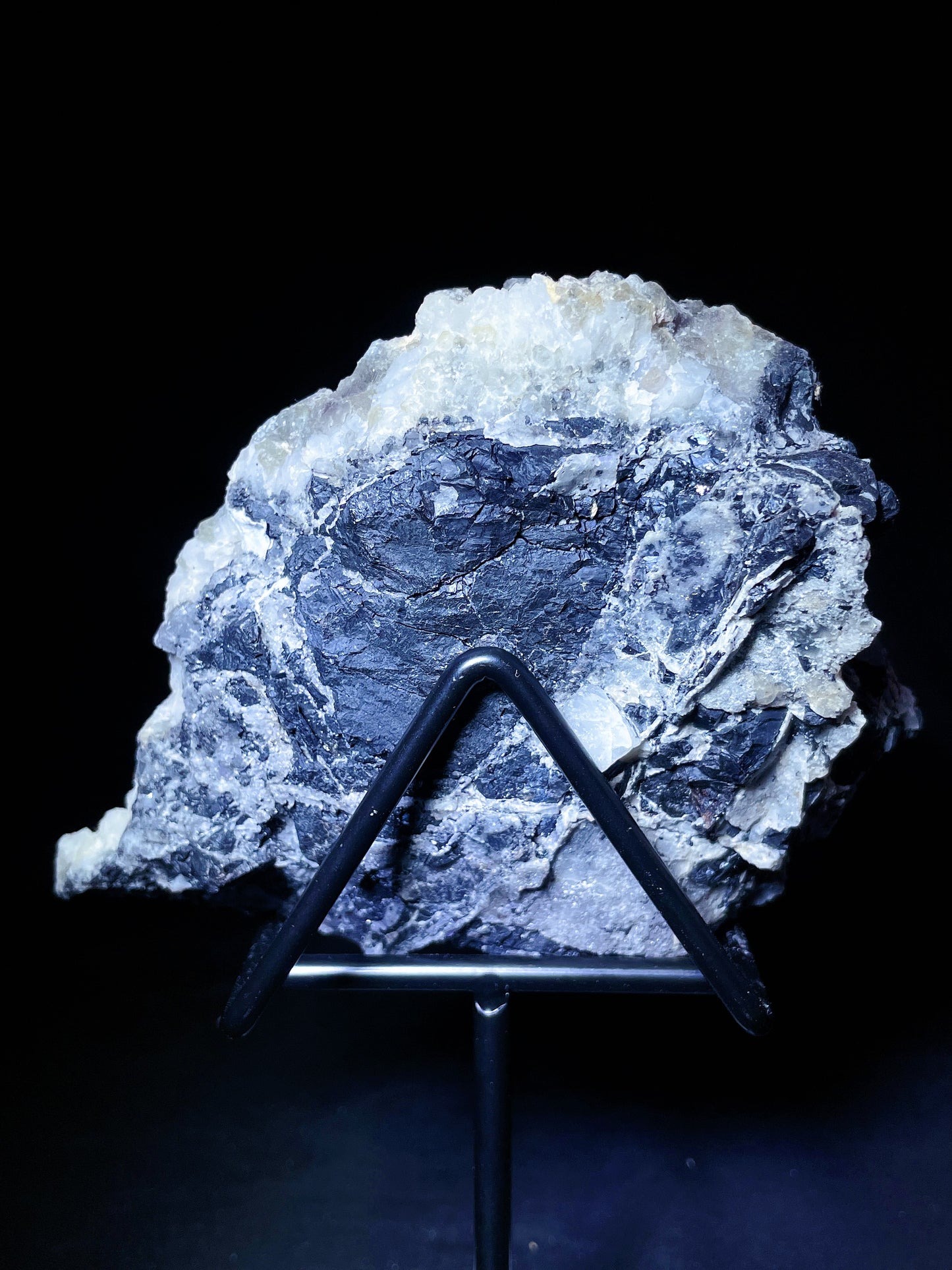 Hubei calcite with quartz and cassiterite specimen