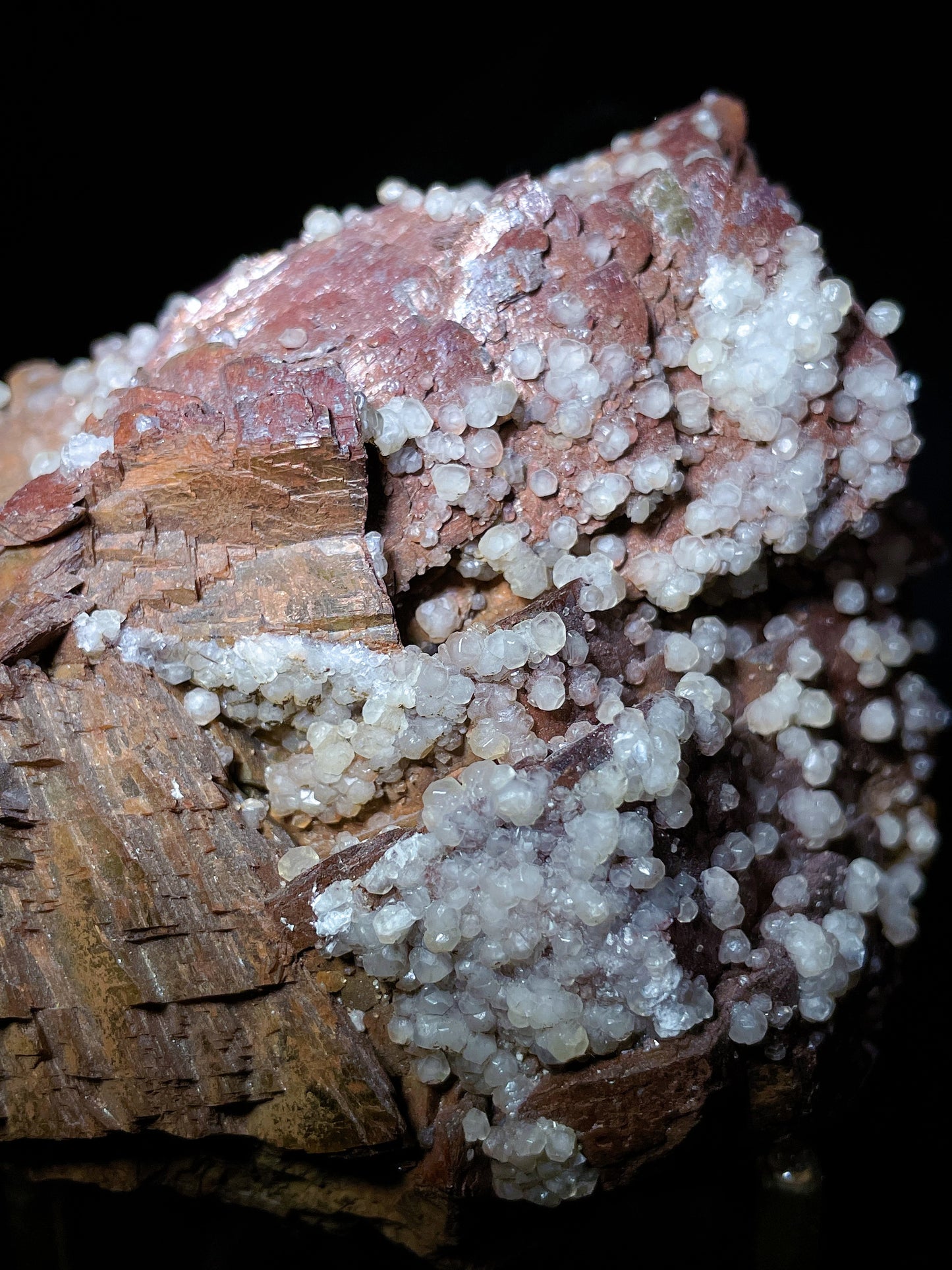 Siderite with calcite Jiangxi