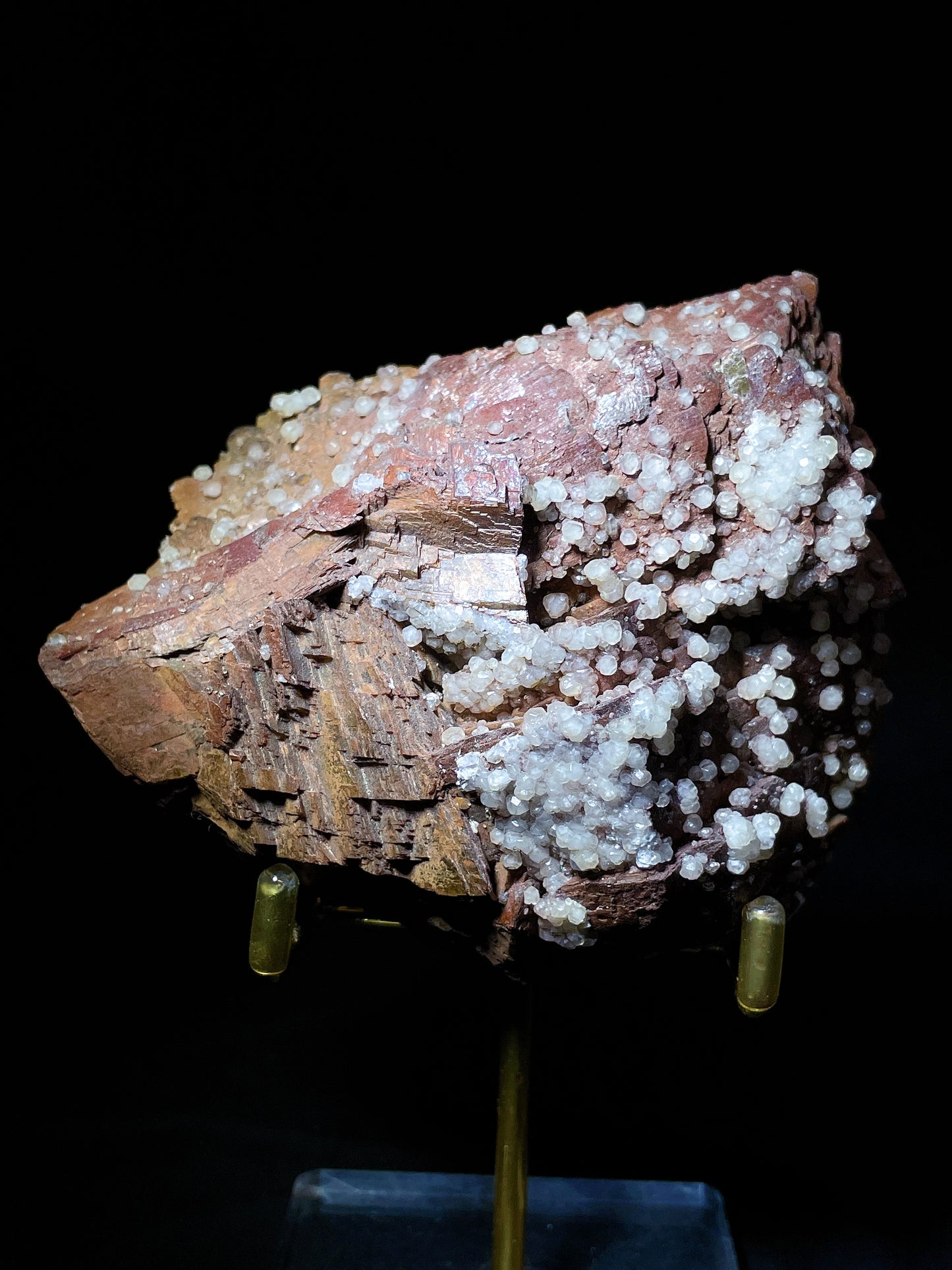 Siderite with calcite Jiangxi