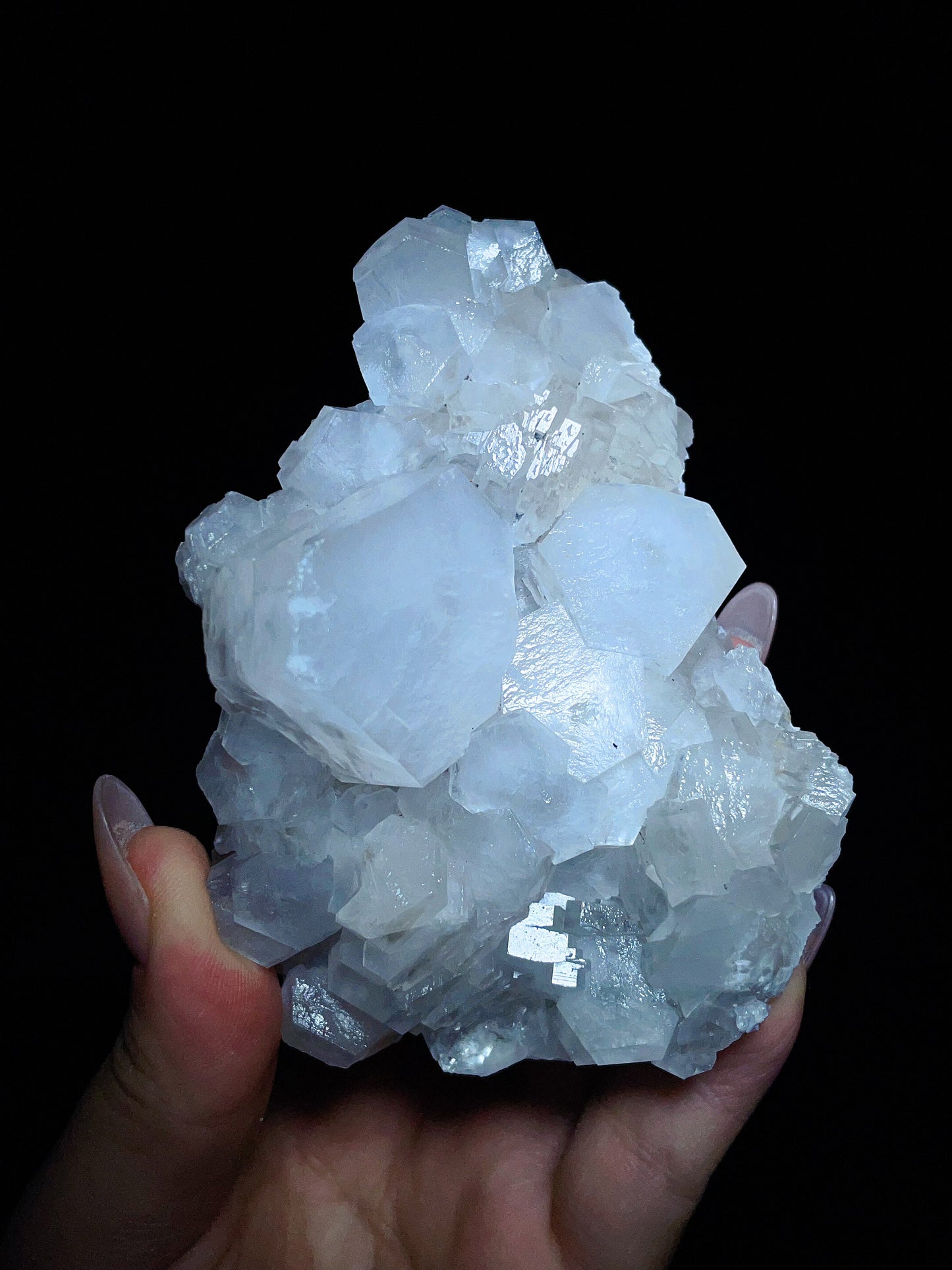 Calcite & Quartz intergrowth specimen from Fujian, China.