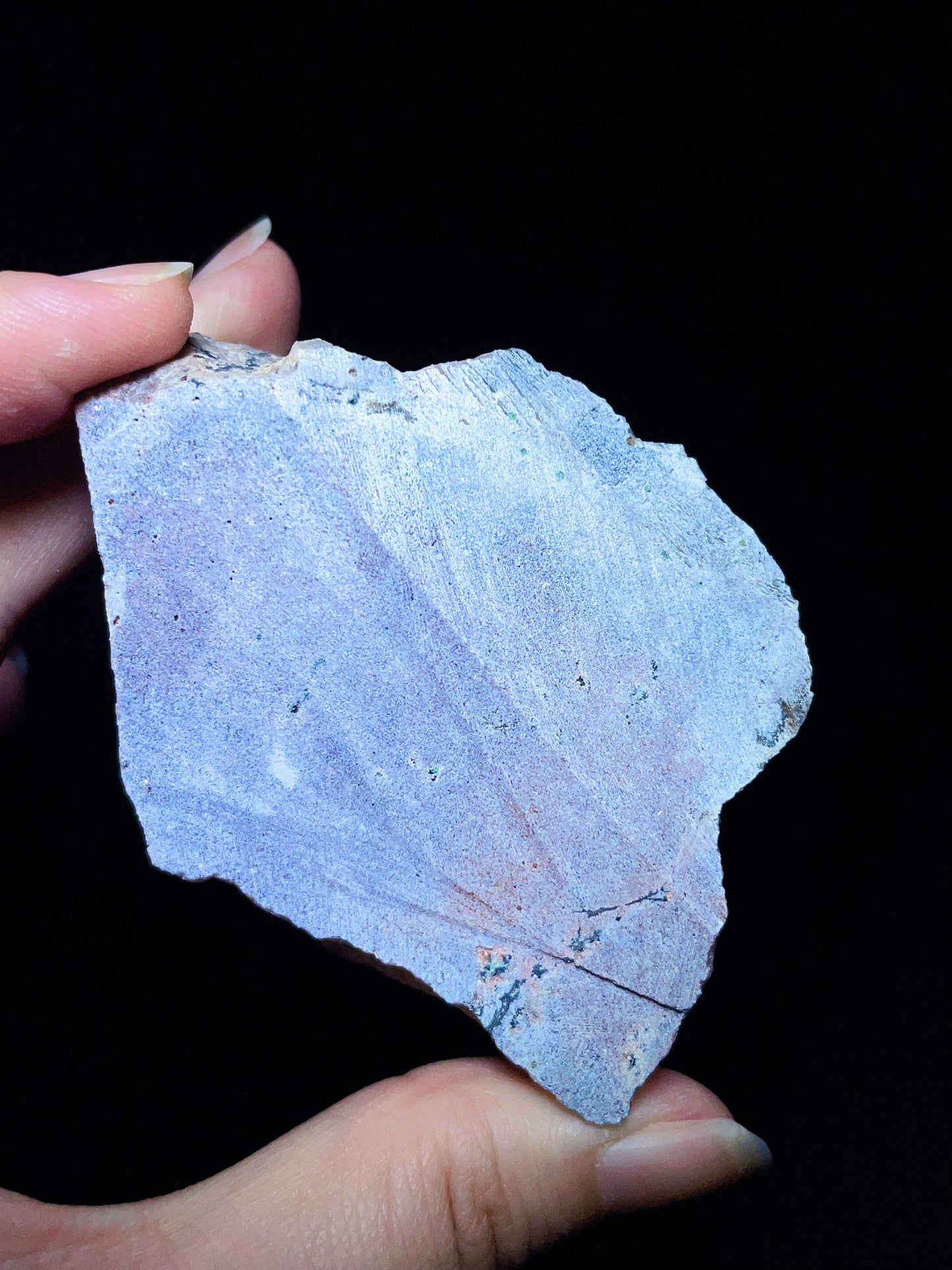 Cobalt calcite specimen from Congo