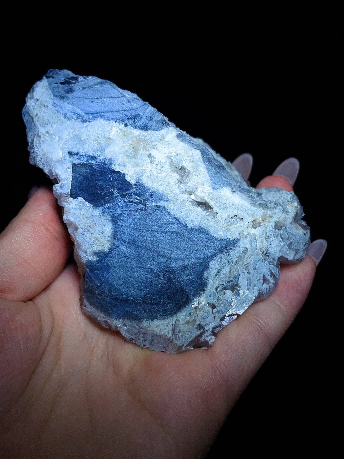 Calcite & Quartz intergrowth specimen from Fujian, China.