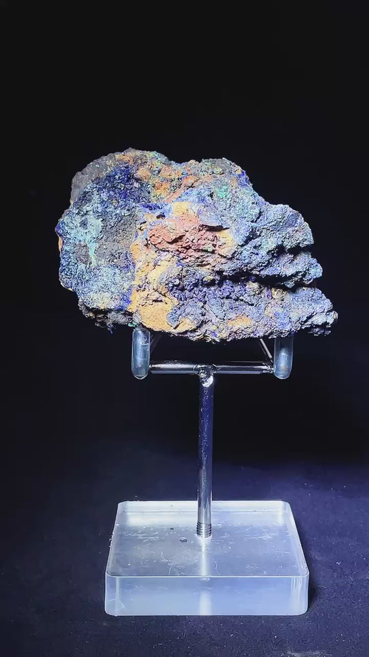 azurite with malachite specimen Anhui China