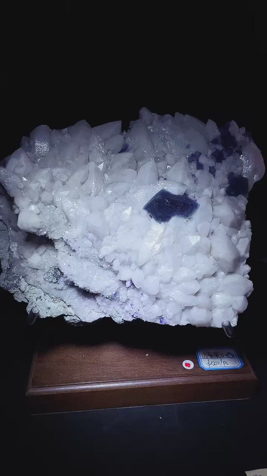 candle quartz with fluorite origin Inner Mongolia