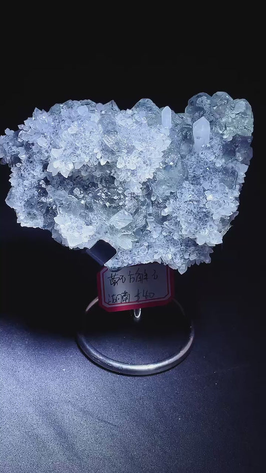 Fluorite with calcite specimen origin Hunan China